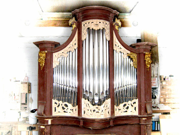 Fachada del órgano en Adeje de Tenerife